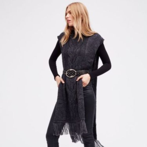 Free People Jackets & Blazers - Free People Boho Festival Fringed Vest